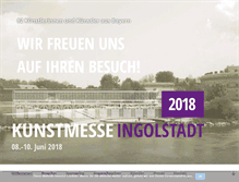 Tablet Screenshot of kunstmesse-ingolstadt.de